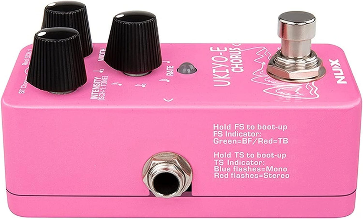 Mini Chorus Guitar Effects Pedal Bundle with Tuner U5112