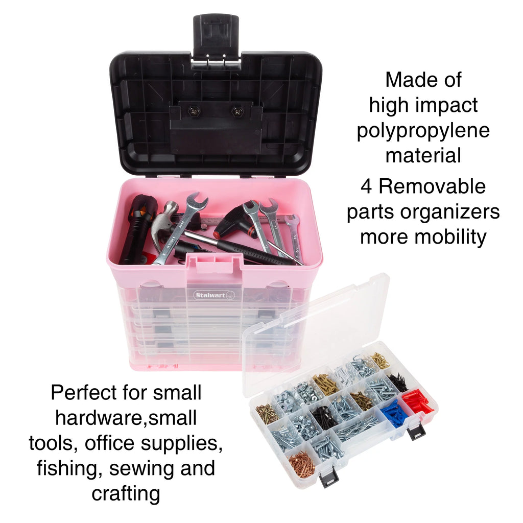 Green 4 Drawer Storage and Tool Box B2492