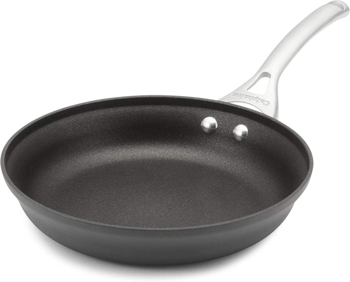 Hard-Anodized Aluminum Nonstick Fry Pan, 10-inch, Black X615