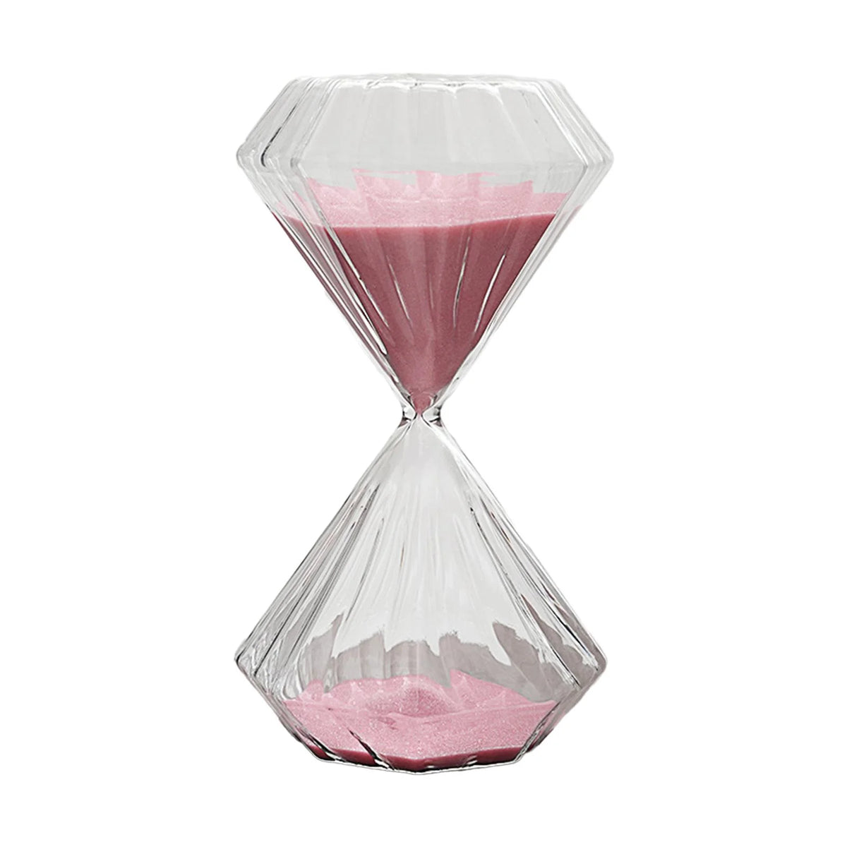 Hourglass Timer 30 Minutes Diamond Shaped Desktop Ornament L1815