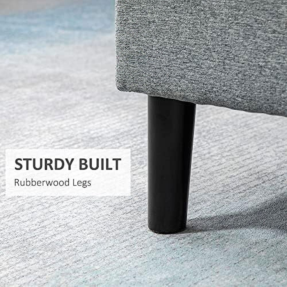 30" Square Upholstered Ottoman with Lift Top F36707