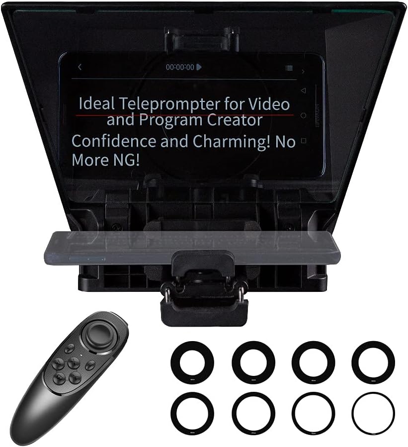 Portable 8-inch Teleprompter Pack of 2 S136