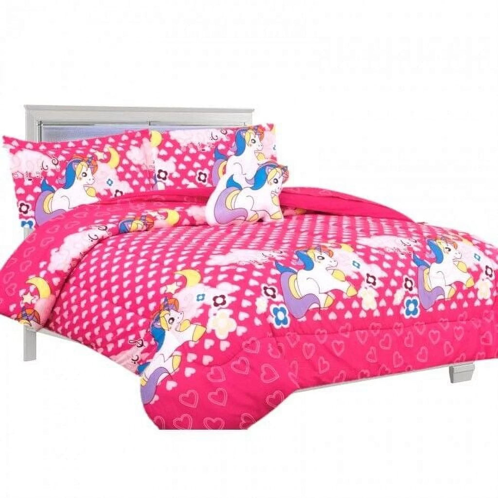 Twin 6 Piece Kids Comforter Set with Sheets and Pillow P40113