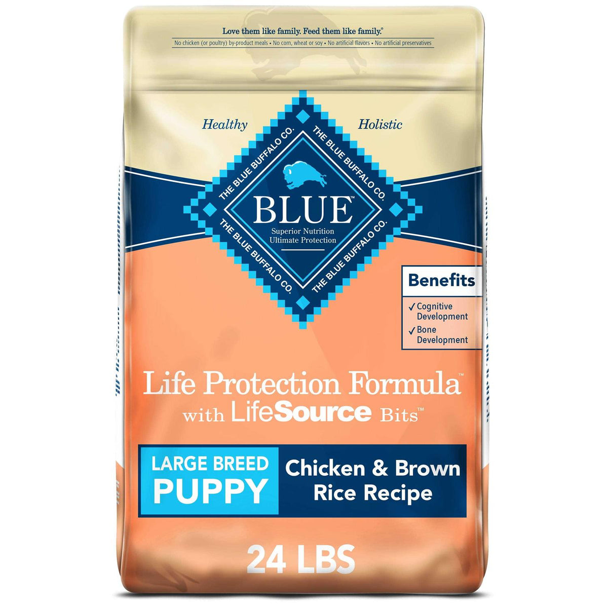 Chicken and Brown Rice Large Breed Dry Dog Food D380681
