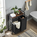 Laundry Basket with Drawer and 2 Sorter Bags F6519