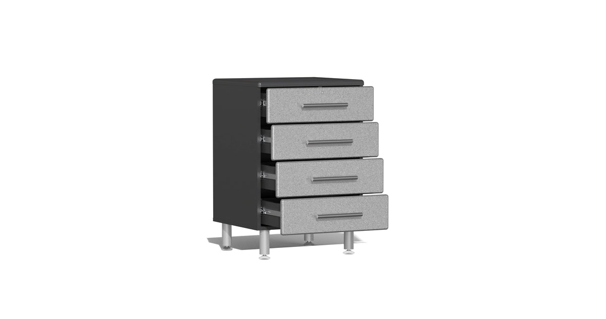Silver 4-Drawer Base Cabinet R178577