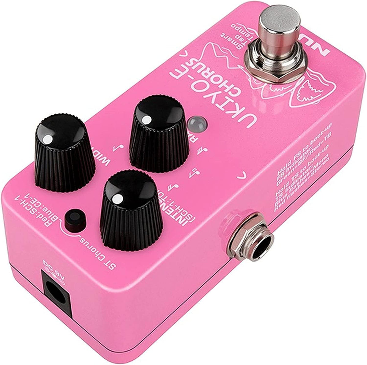 Mini Chorus Guitar Effects Pedal Bundle with Tuner U5112