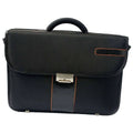 Large Flapover Briefcase - Black I60736