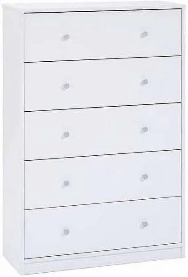 White 5-Drawer Dresser V285959