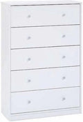 White 5-Drawer Dresser V285959