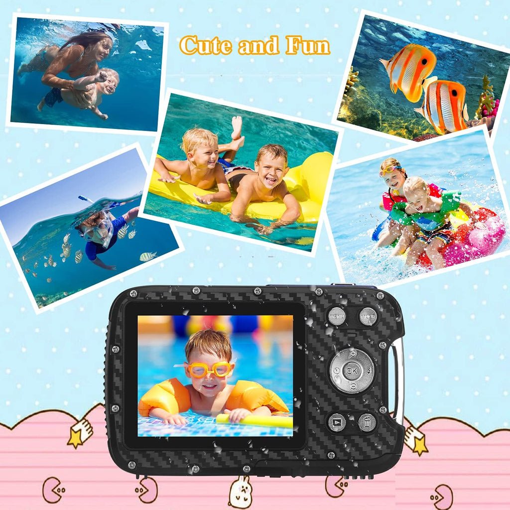 Blue 16MP 1080P Waterproof Digital Camera B662670