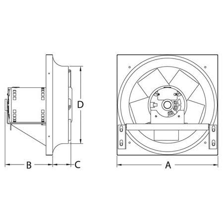 Exhaust Fan 18 in 2627 CFM M2240