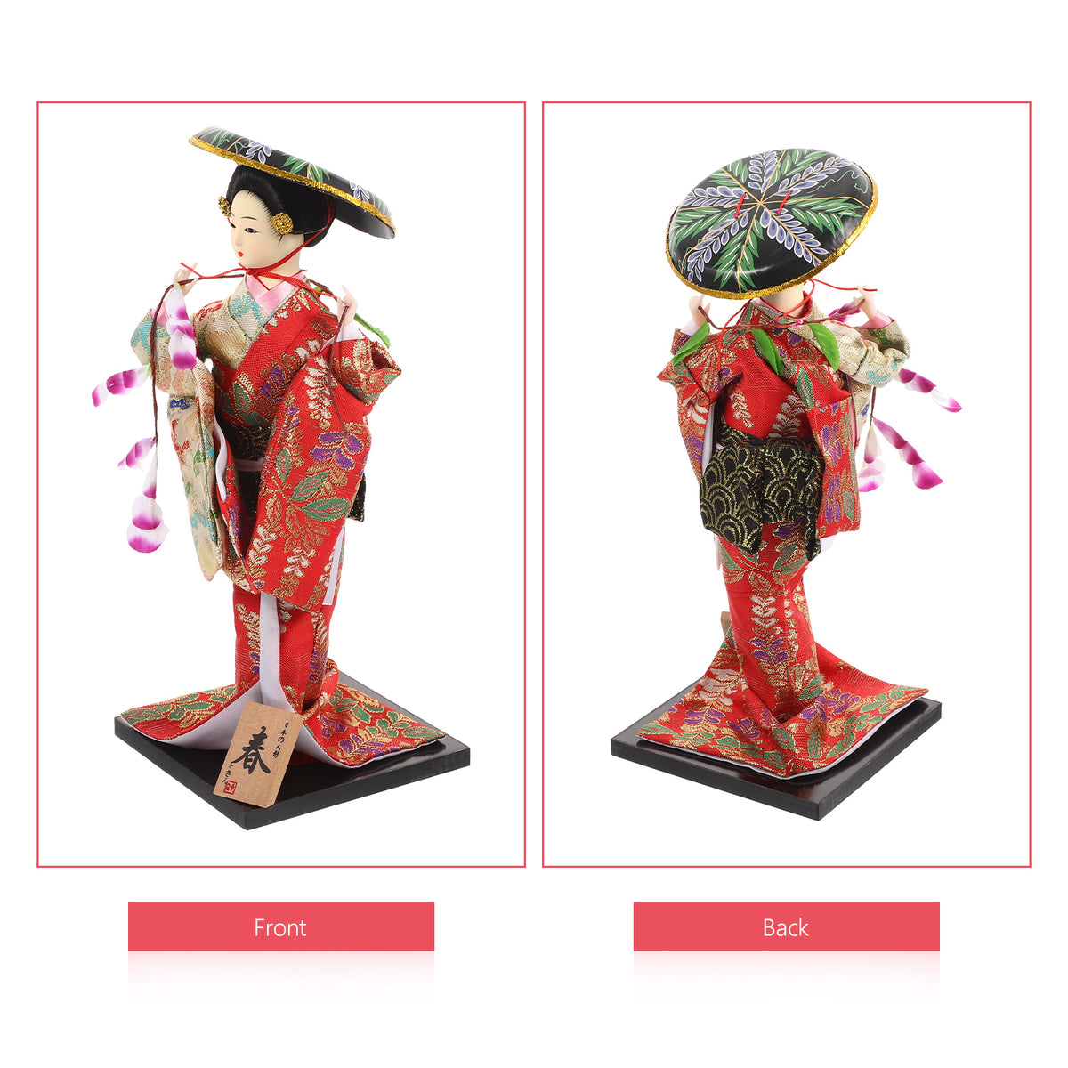 Japanese Geisha Ornaments Vintage Doll V5567