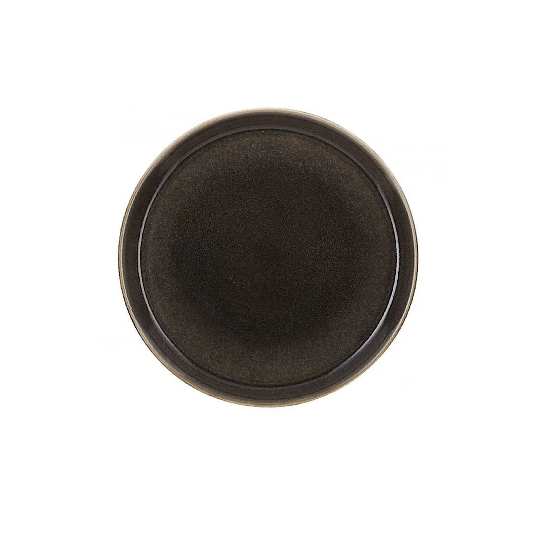Green Stoneware Plate E833