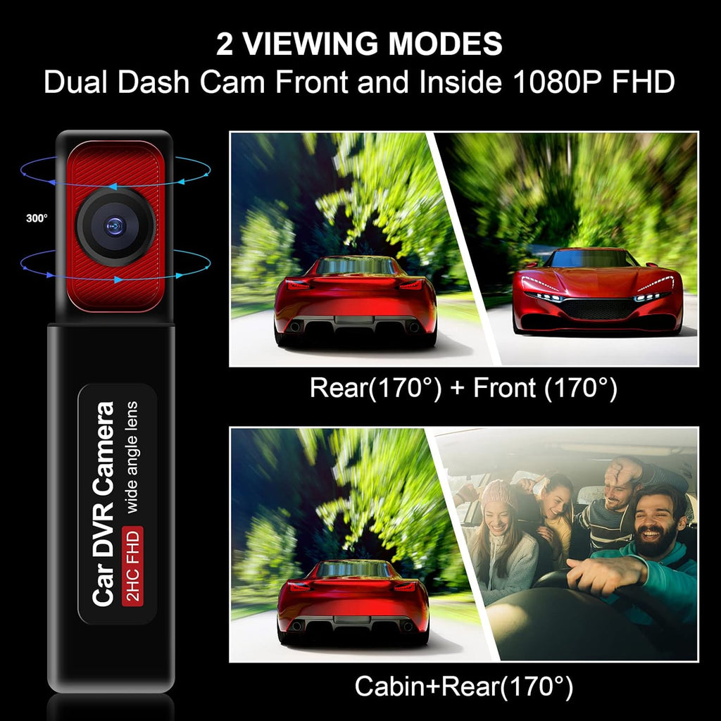 2.5K Dual Dash Camera with Night Vision E542533