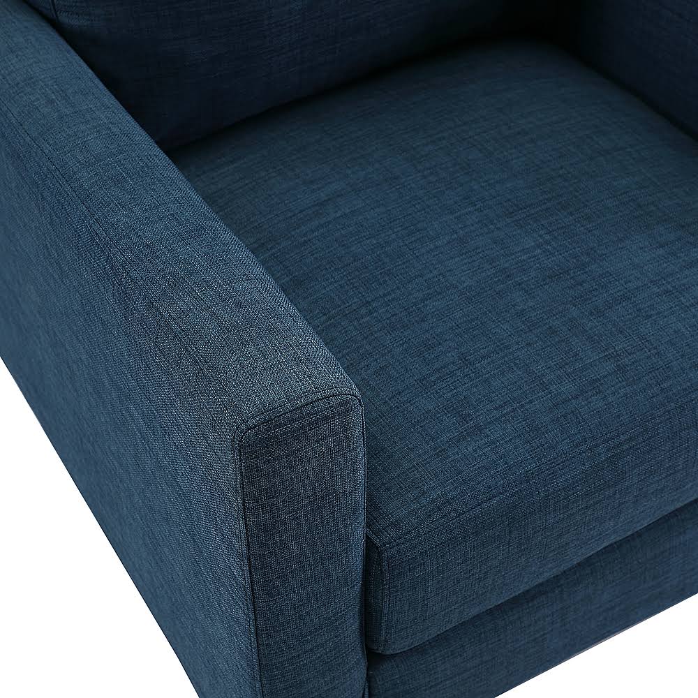 Navy Blue Linen Accent Chair K327