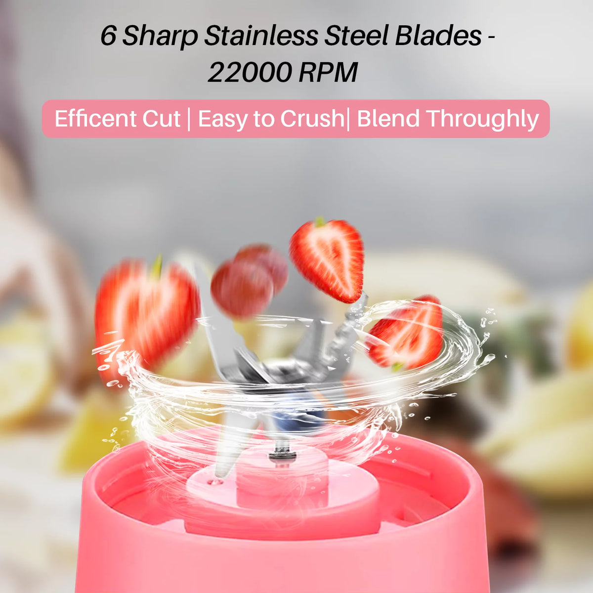 Portable USB Rechargeable Personal Blender E590