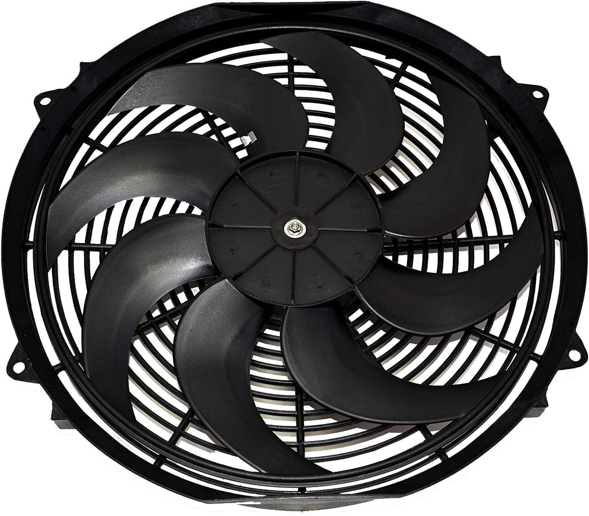 16inch 12V 3000 CFM Reversible Radiator Electric Cooling Fan with Mounting Kit Pack of 2 X460