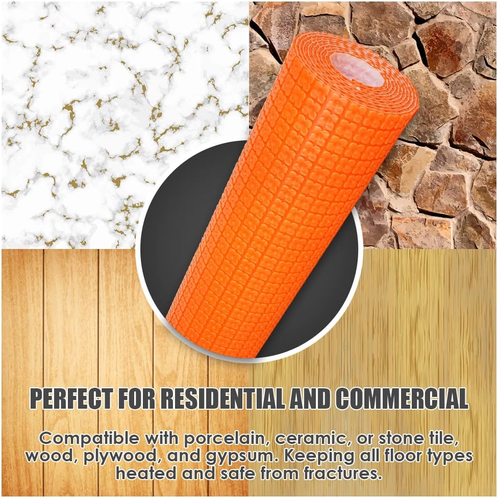 Heated Floor Uncoupling Membrane 54 SQFT M45895