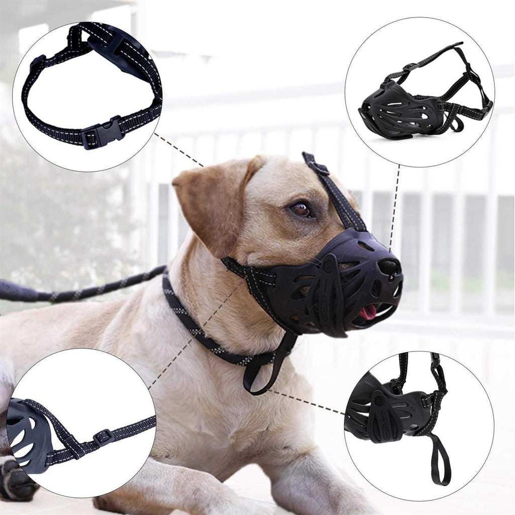 Adjustable Breathable Basket Dog Muzzle G604981