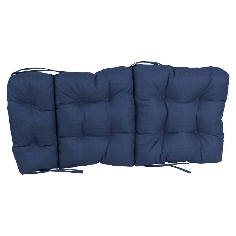 22-inch by 45-inch Spun Polyester Outdoor Tufted Chair Cushion Q3565