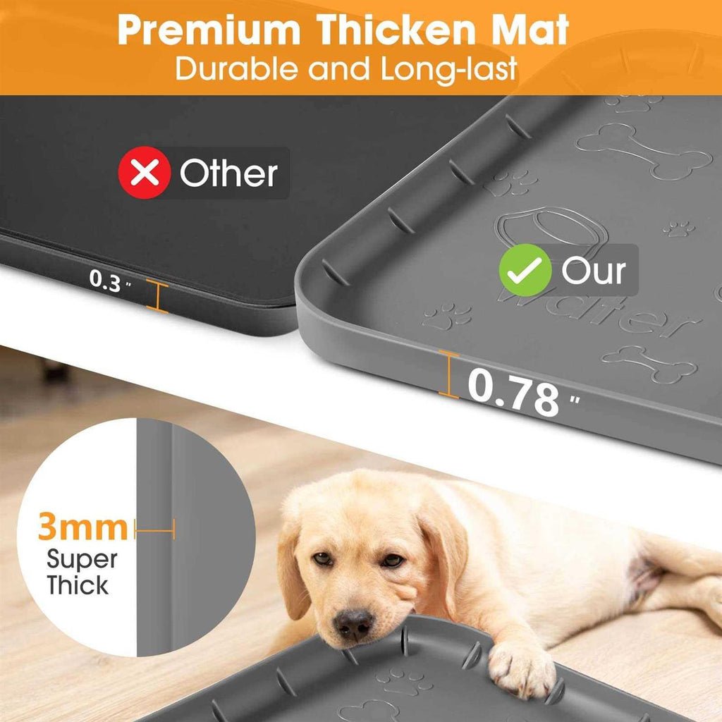 Silicone Dog Food Mat with Pocket O27479