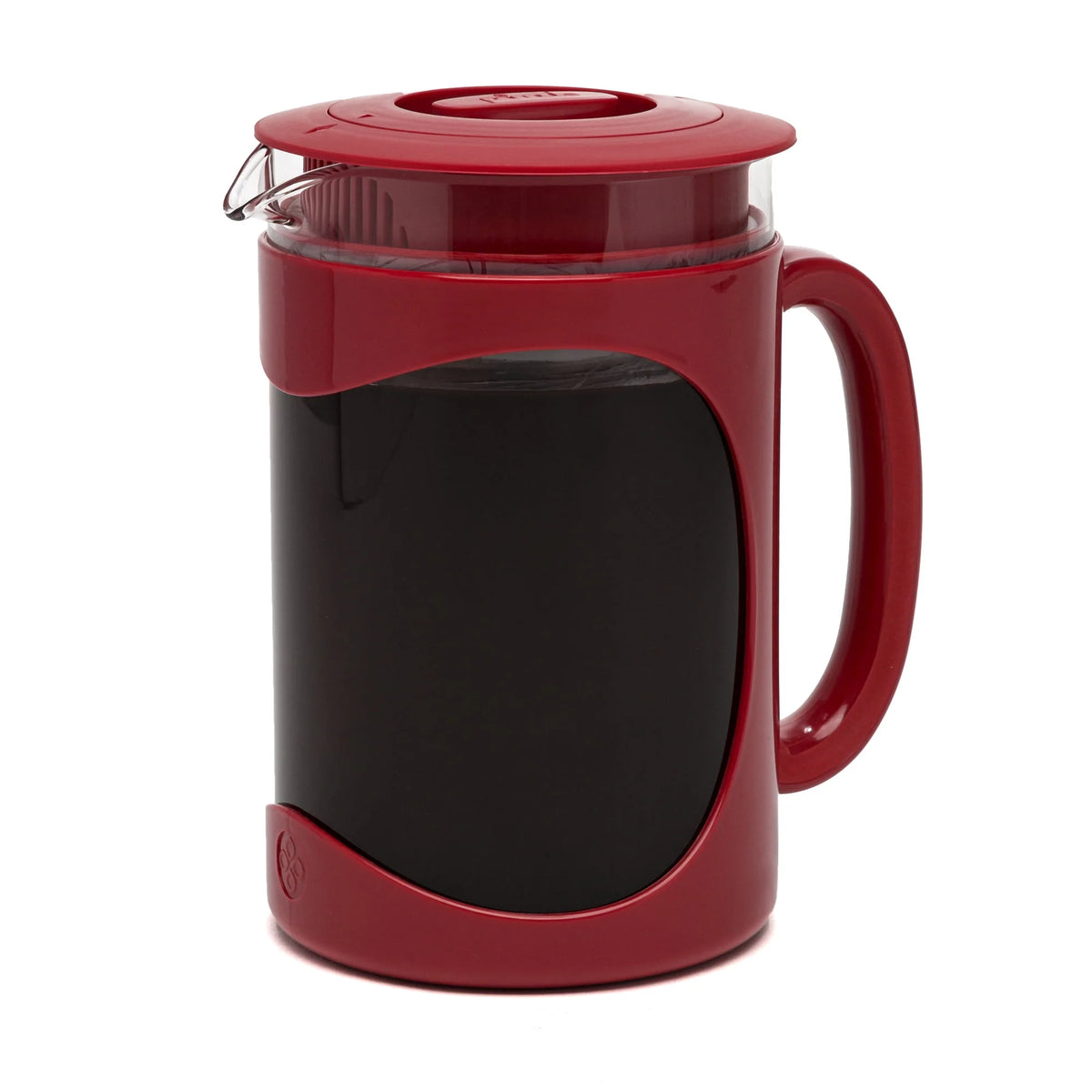 Glass Cold Brew Iced Coffee Maker with Mesh Filter, 1.6 Quarts, Blue L43020