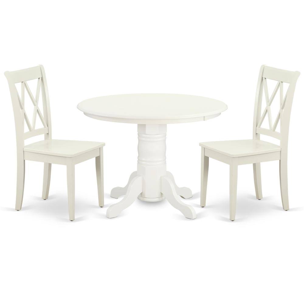 3PC Round Table and 2 Chairs A176398