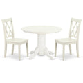 3PC Round Table and 2 Chairs A176398