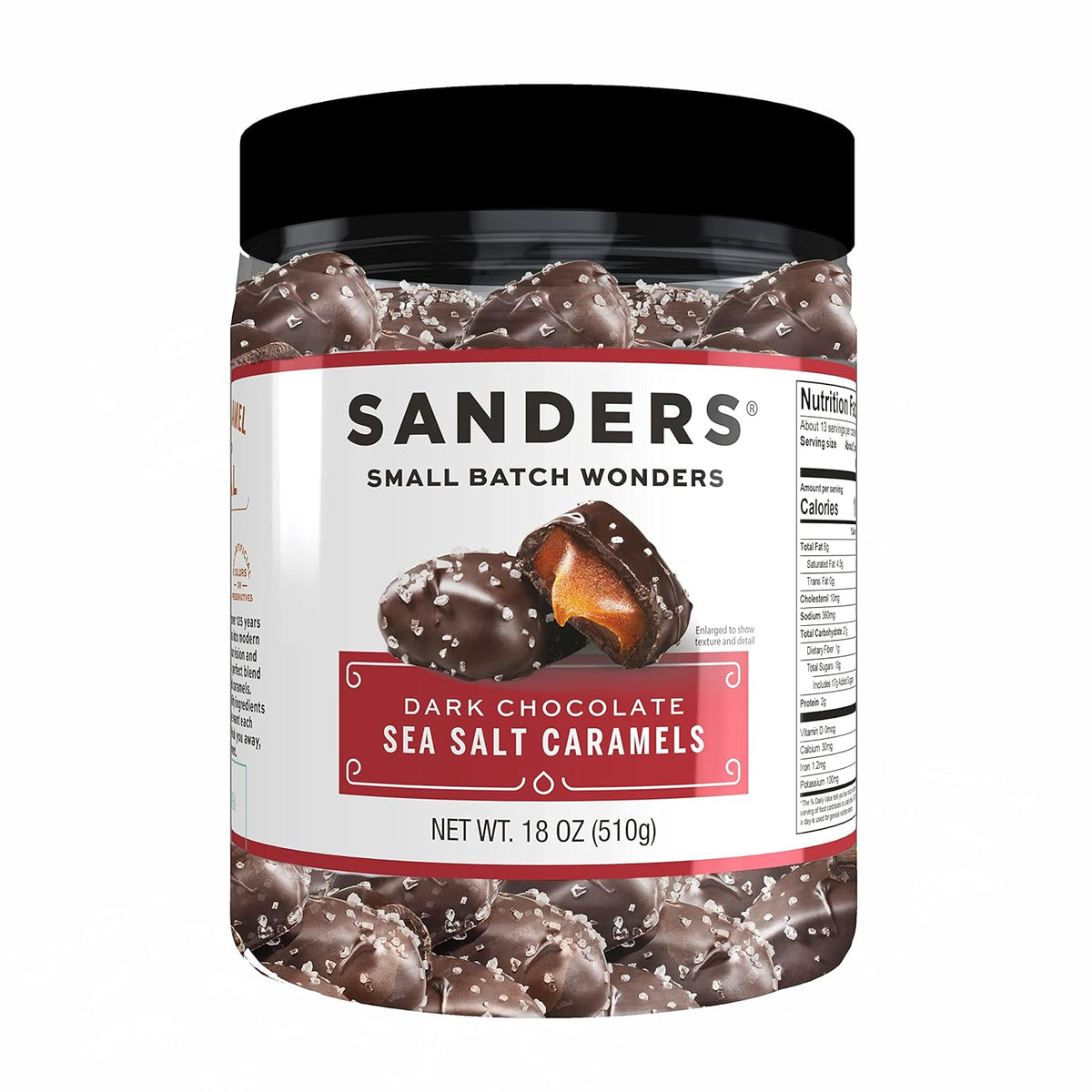 Dark Chocolate Sea Salt Caramels - 18 oz Tub P676734