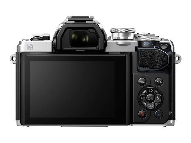 Silver Mirrorless Digital Camera with 14-42mm Lens O348