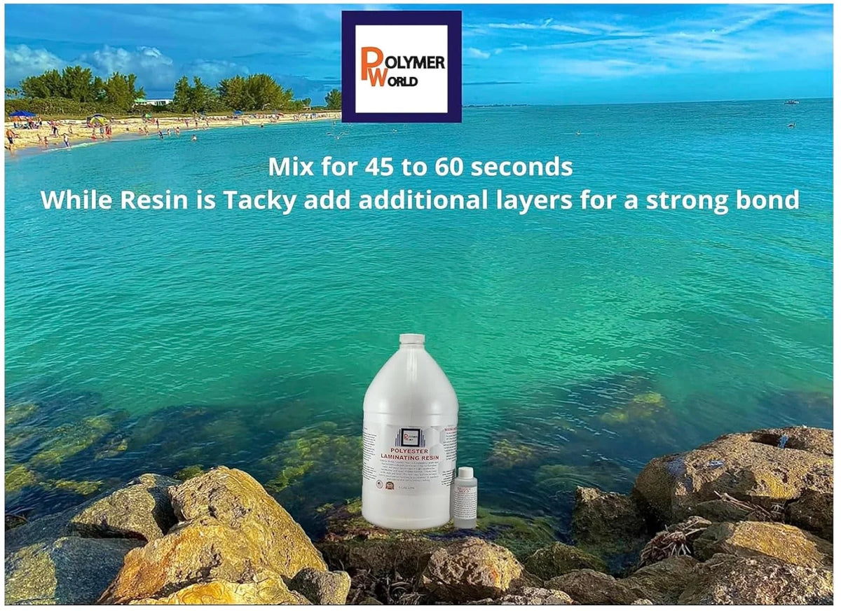 Polyester Laminating Resin 2 Gallon Kit with MEKP D304239