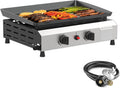 3 Burner Propane Gas Griddle with Side Shelves R51065