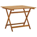Folding Garden Table Solid Acacia Wood Q465899