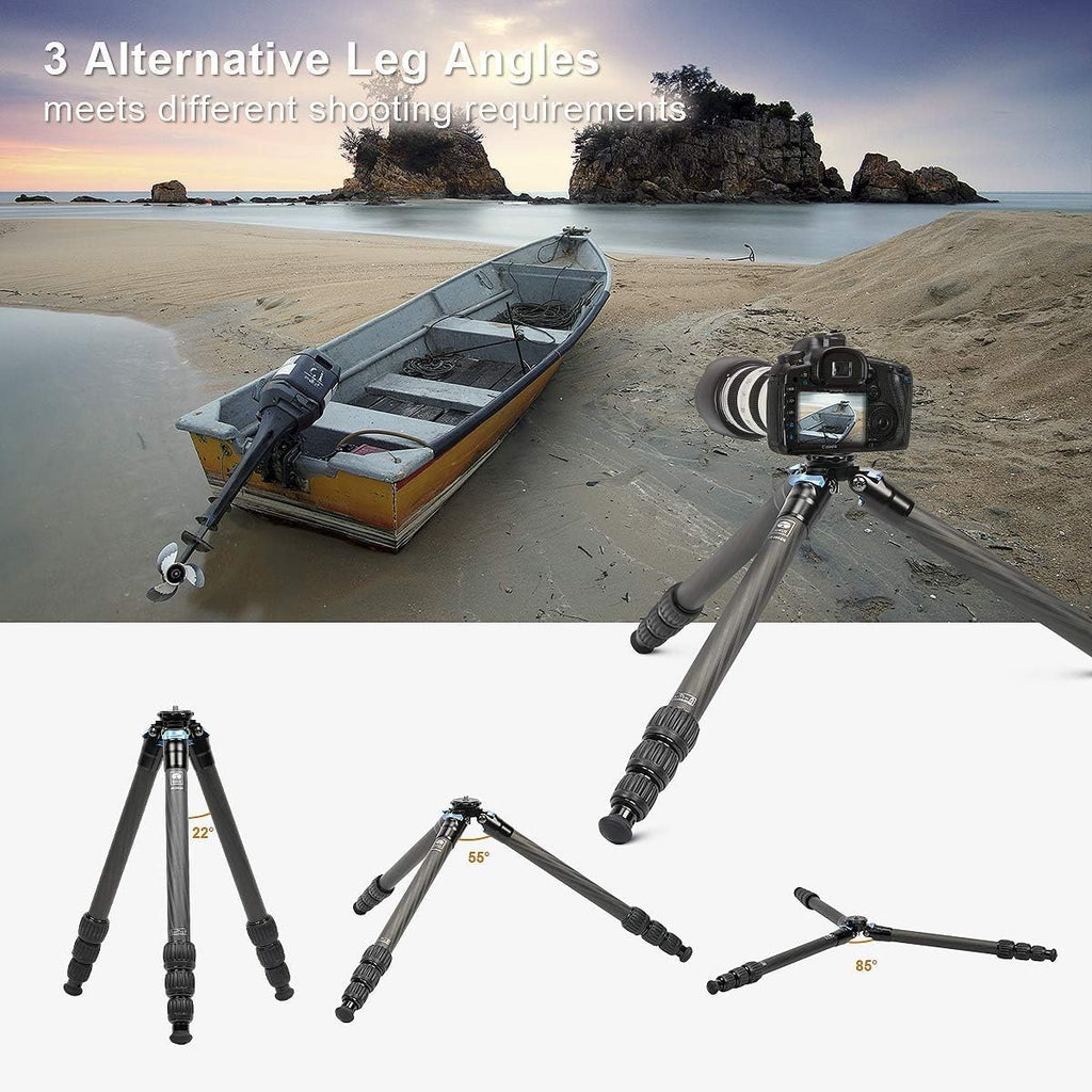 Carbon Fiber Tripod with Two-Section Center Column W4190