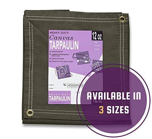 Olive Drab 21 oz Canvas Tarpaulin W230