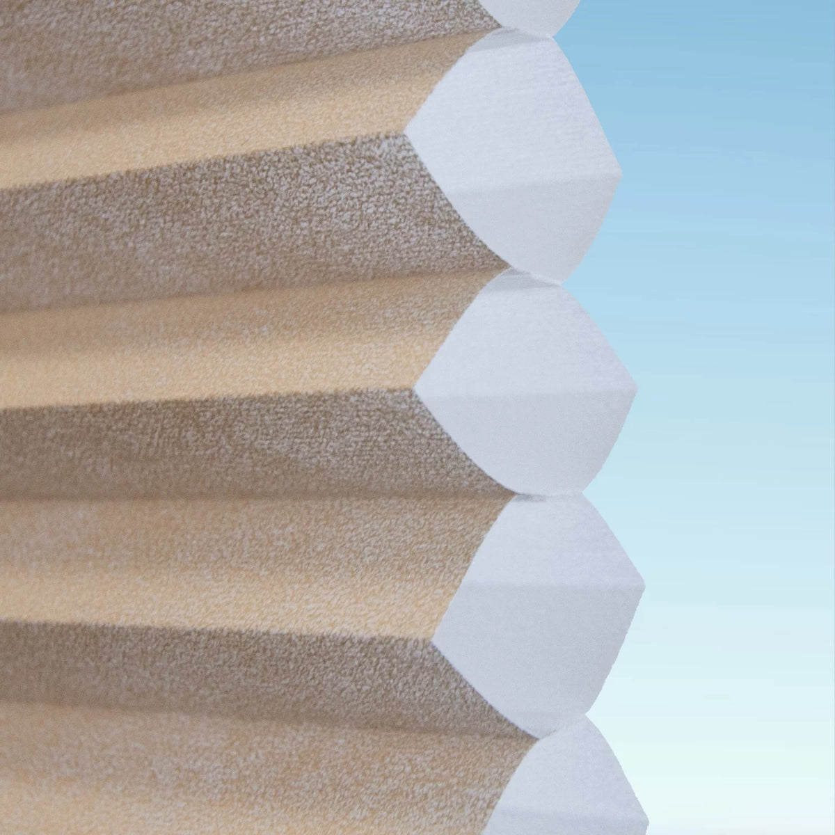 Brown Cordless Light Filtering Polyester Honeycomb Window Shades Y11210