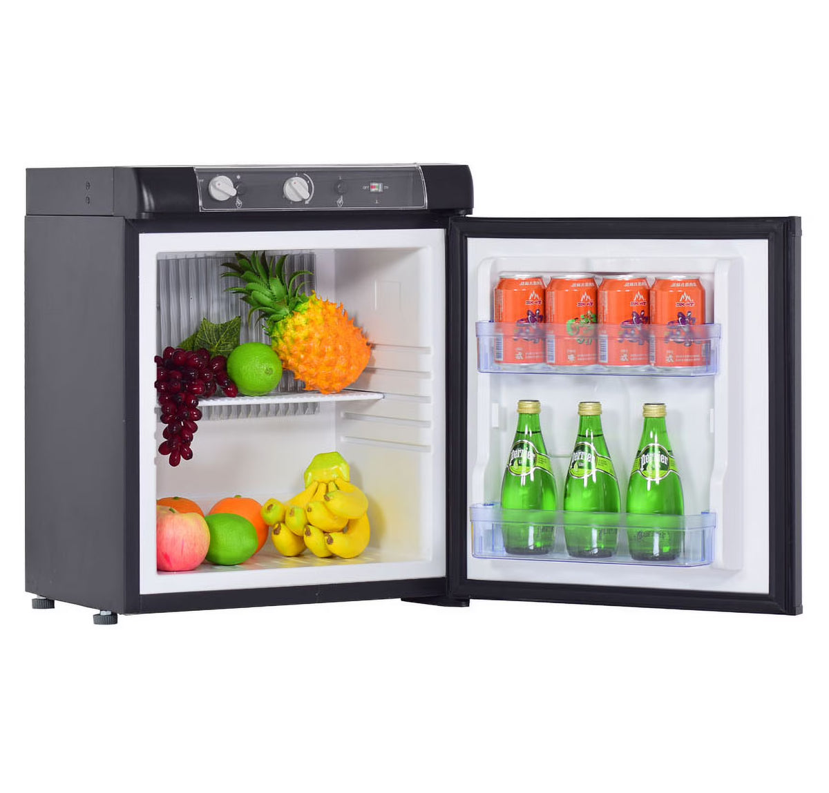 3 Way Propane RV Refrigerator 1.4 Cu.ft, Compact 12 V/110V/Gas LPG Fridge K11793