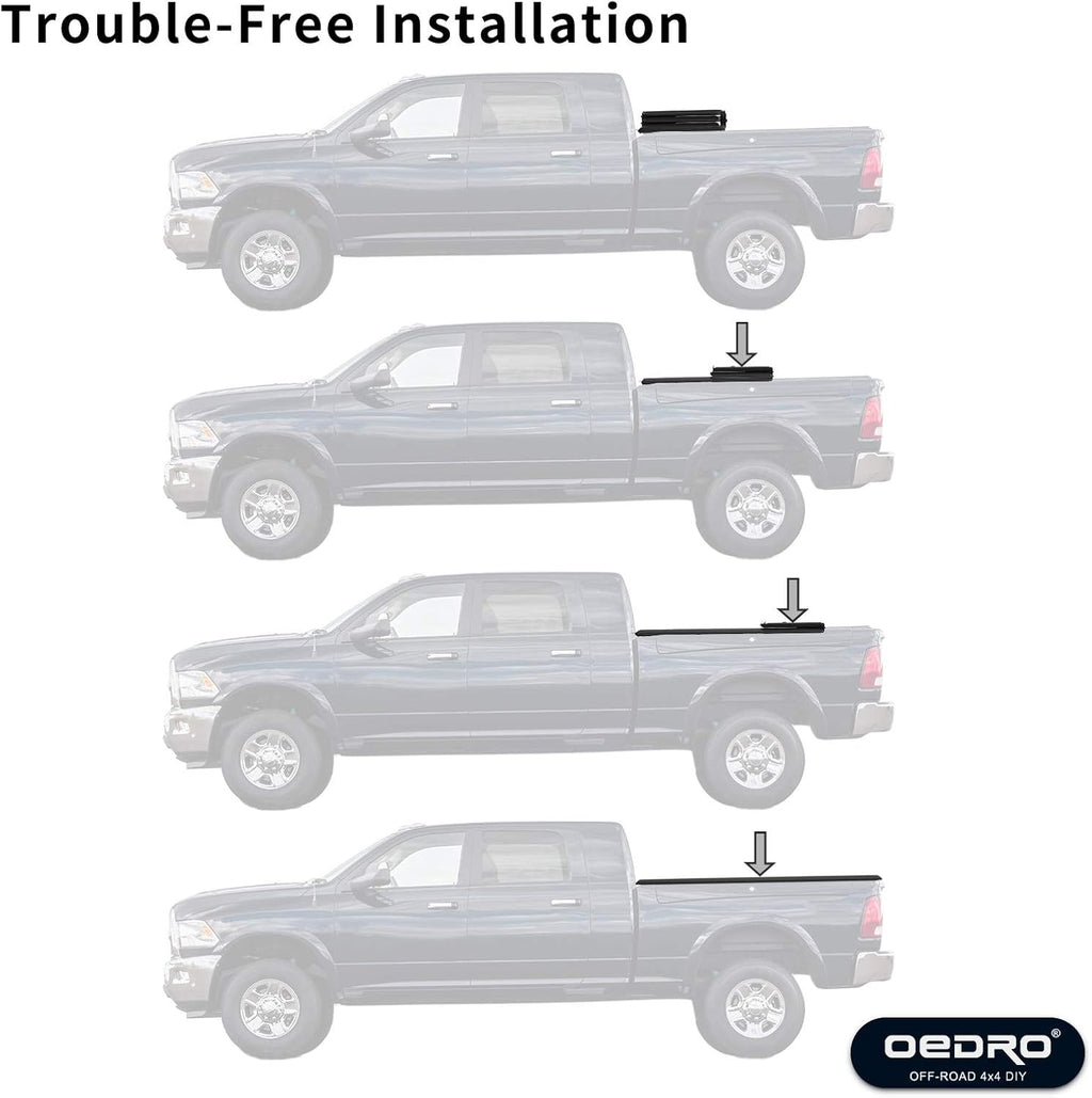 Soft Quad Fold Tonneau Cover Truck Bed Cover U25324