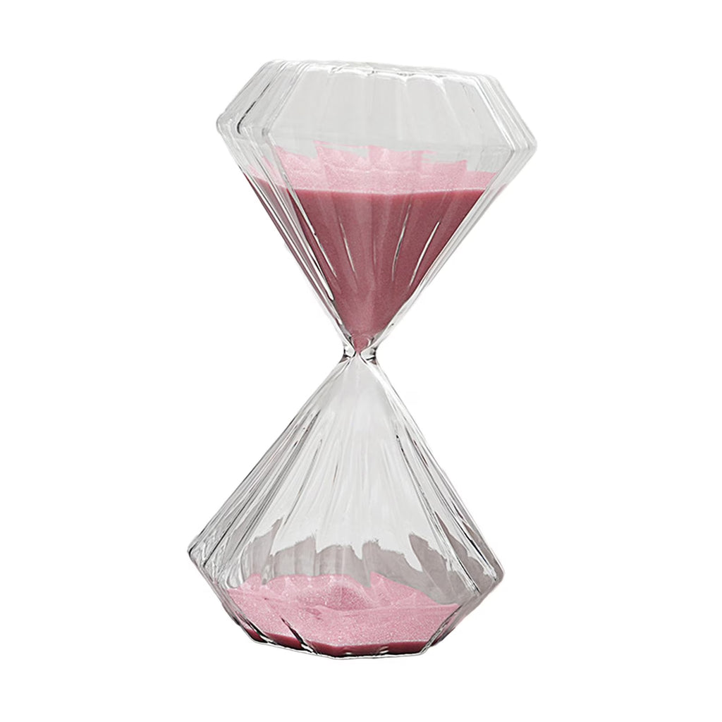 Hourglass Timer 30 Minutes Diamond Shaped Desktop Ornament L1815