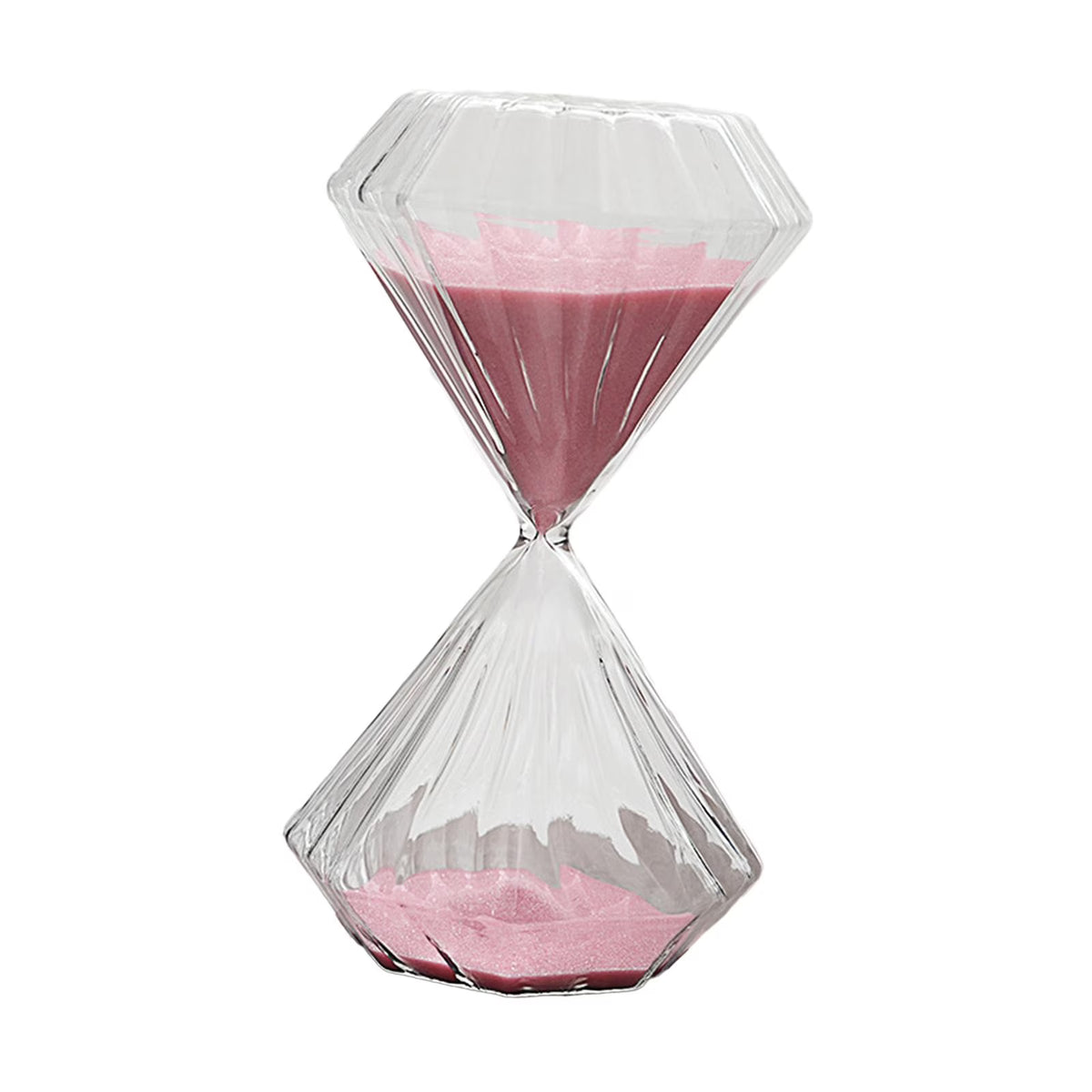 Hourglass Timer 30 Minutes Diamond Shaped Desktop Ornament L1815