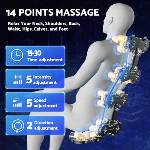 Zero Gravity Full Body Massage Chair with 14 Massage Points L232028