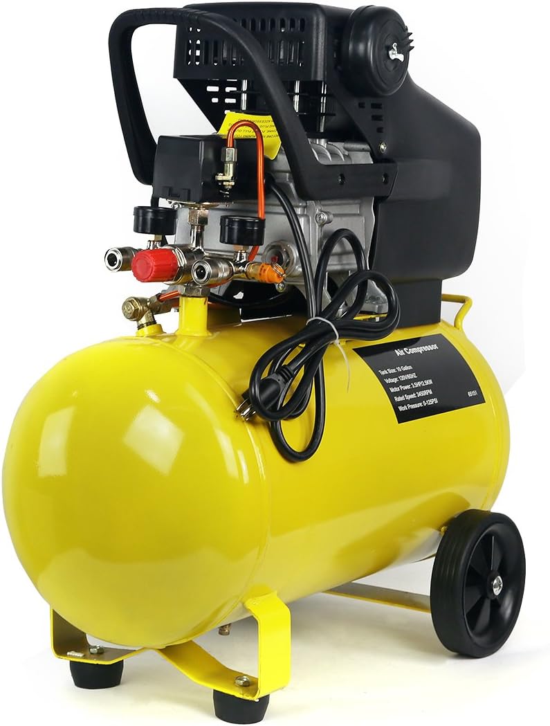 10 Gallon 125PSI Gas Air Compressor B3527