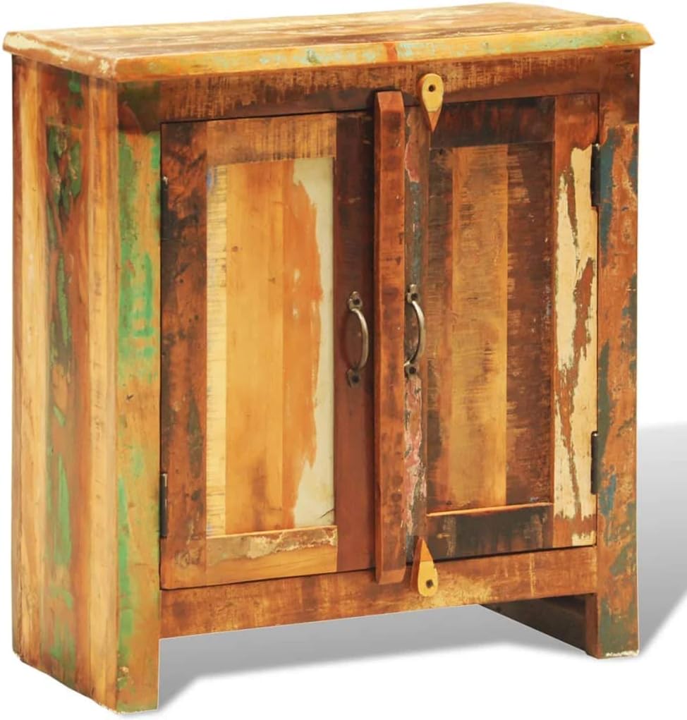 Reclaimed Solid Wood Cabinet with 2 Doors P3811