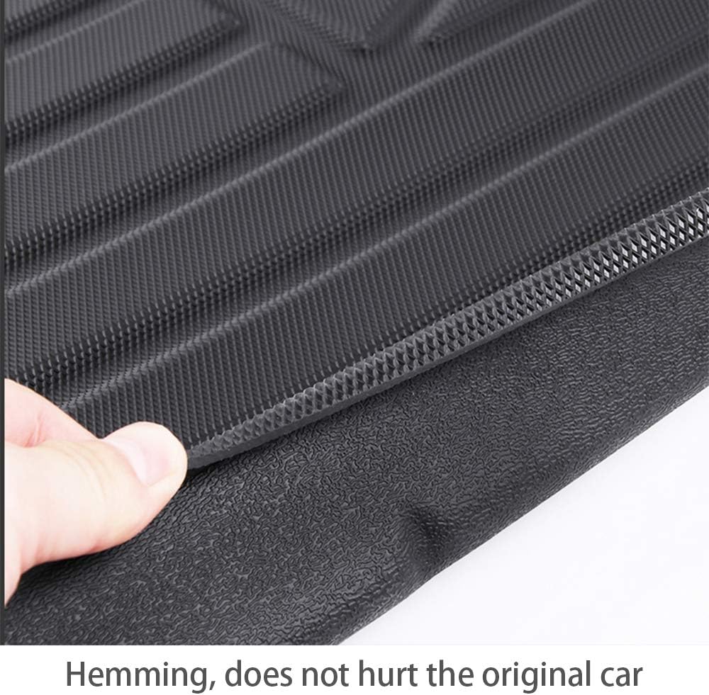 Black Heavy Duty Rubber Trunk Liner Pack of 2 W650