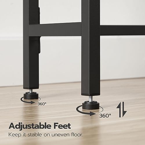 Greige and Black 2-Tier Over The Toilet Storage Shelf with Toilet Paper Holder and Hooks K158536