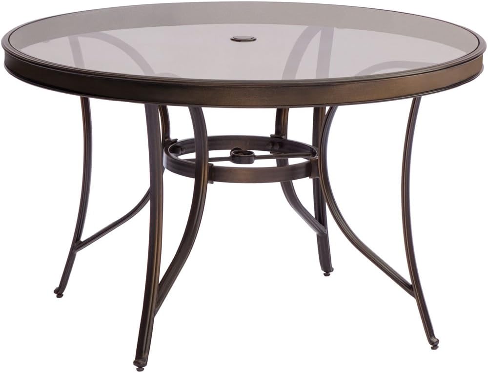 Blue Dining Set with Glass-Top Table Y805