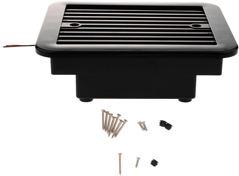 12V One-Way Ventilation Fan for Car RV Van (Black) N68149