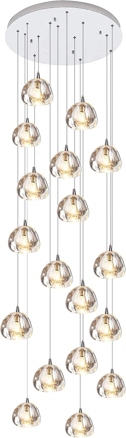 18 Lights Crystal Chandelier Pendant Light Fixture P48108