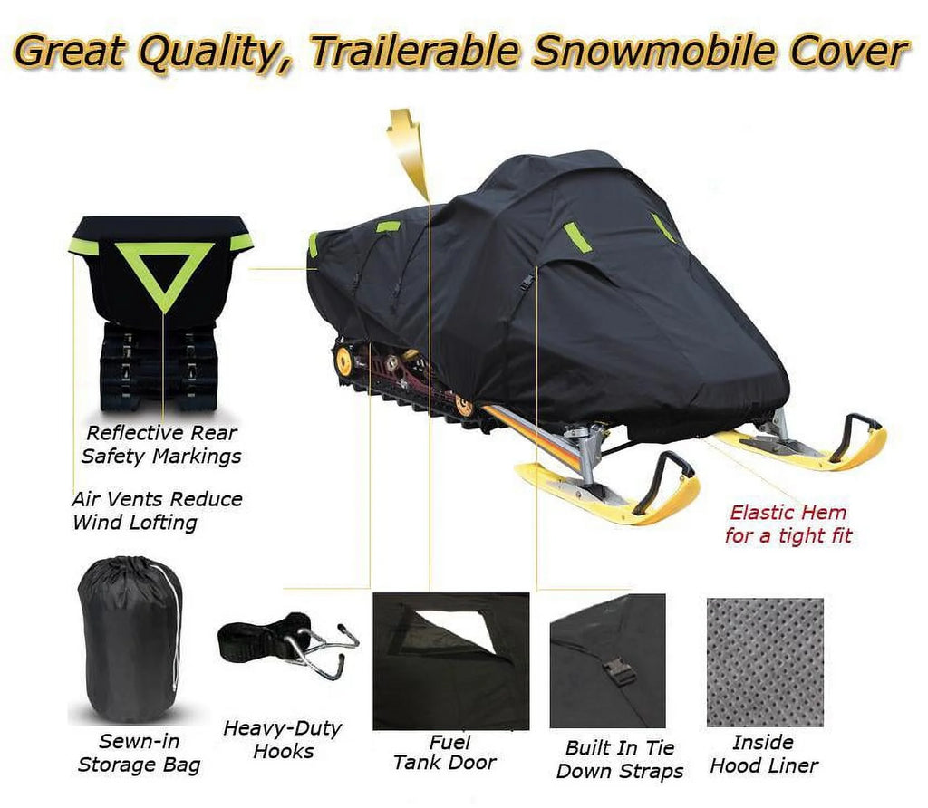 Trailerable 600 Denier Snowmobile Cover Z171932